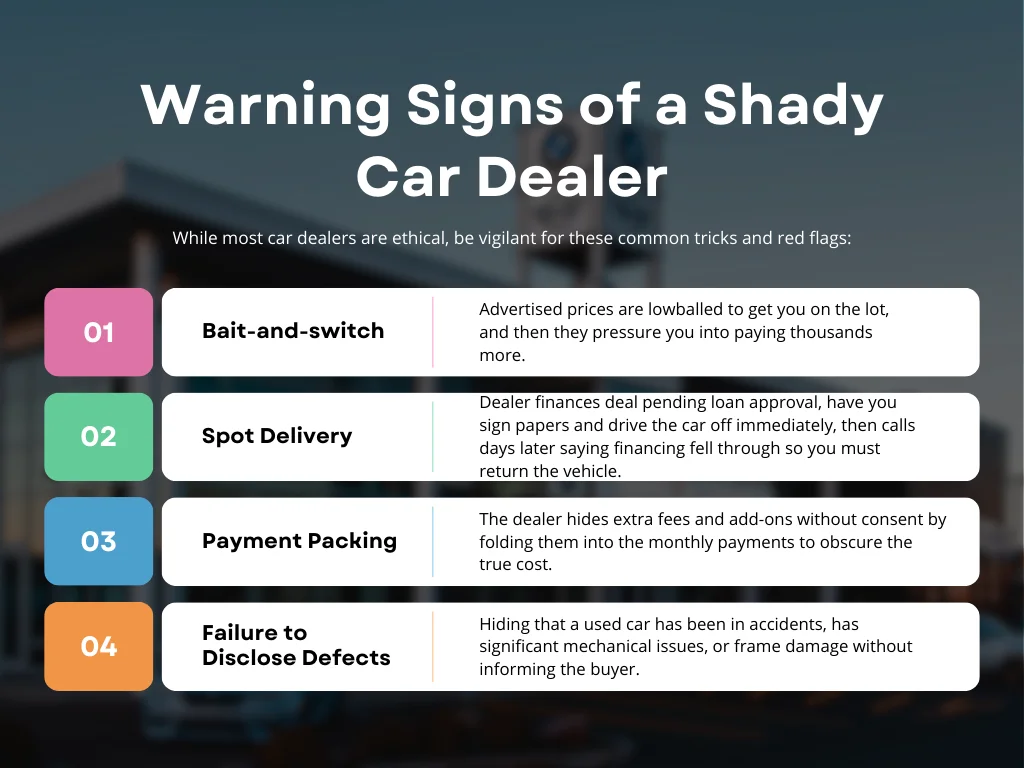 Warning Signs of a Shady Car Dealer