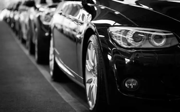 shot of cars lined up that could turn out to be a lemon car