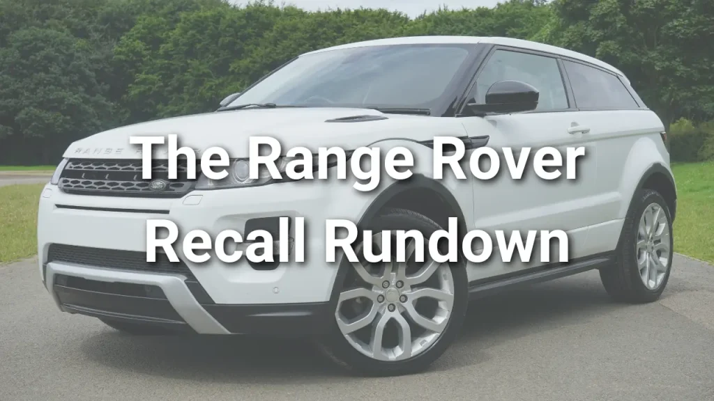 range rover recall