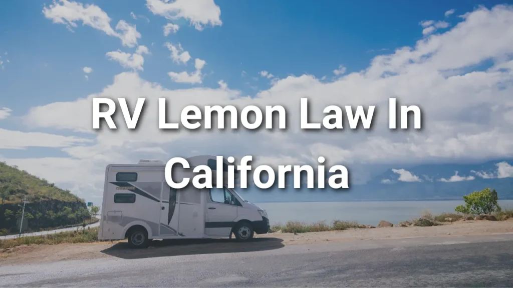RV Lemon Law in California