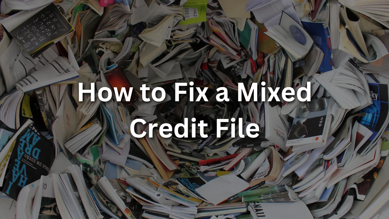 How to Fix a Mixed Credit File