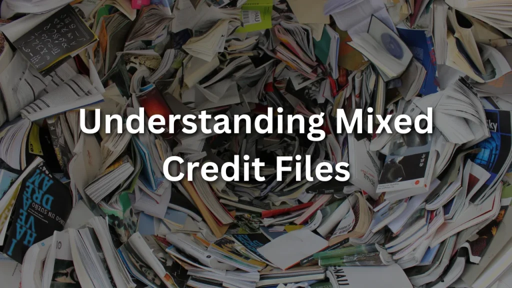 Understanding Mixed Credit Files