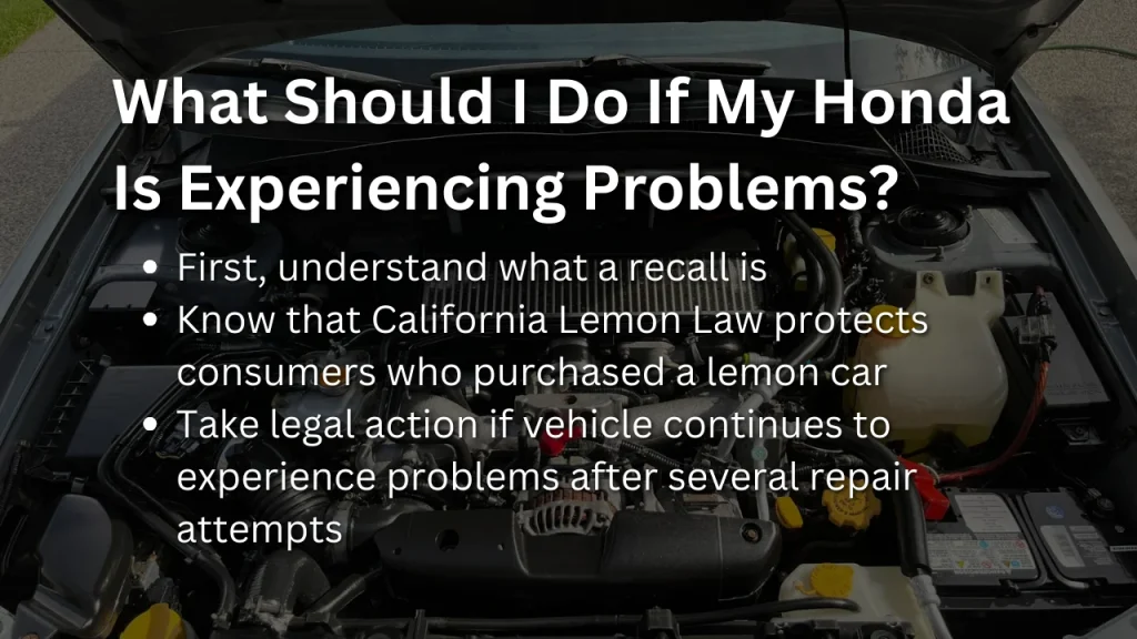 What Should I Do If My Honda Is Experiencing Problems?