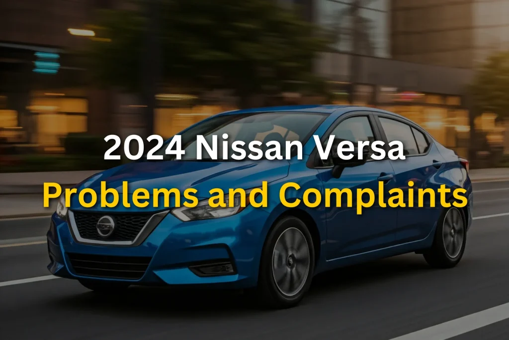 2024 nissan versa problems