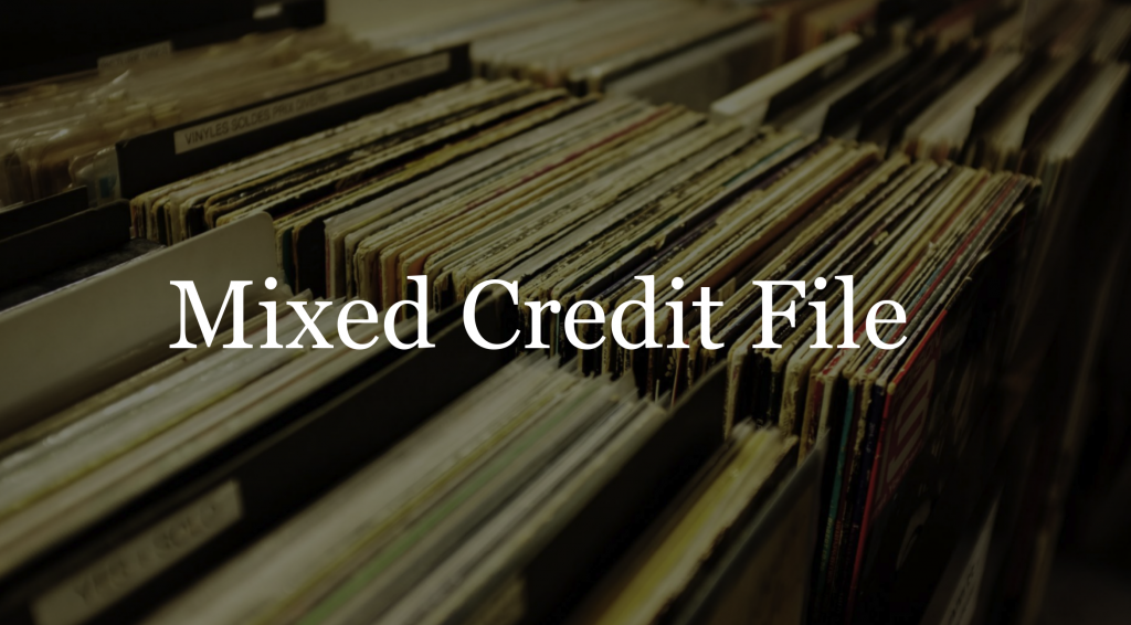 mixed credit file