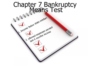Chapter 7 Bankruptcy Means Test